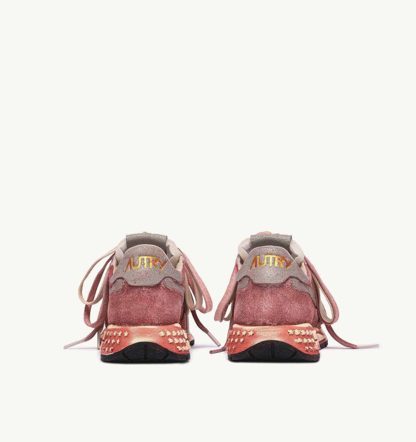 SNEAKERS REELWIND SUPER VINTAGE IN NYLON E SUEDE SYRAH