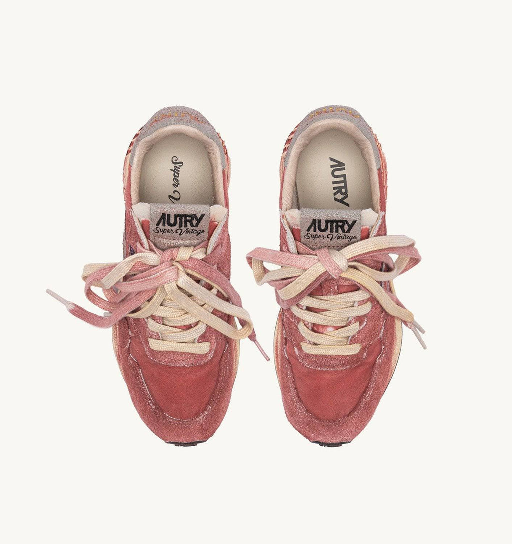 SNEAKERS REELWIND SUPER VINTAGE IN NYLON E SUEDE SYRAH