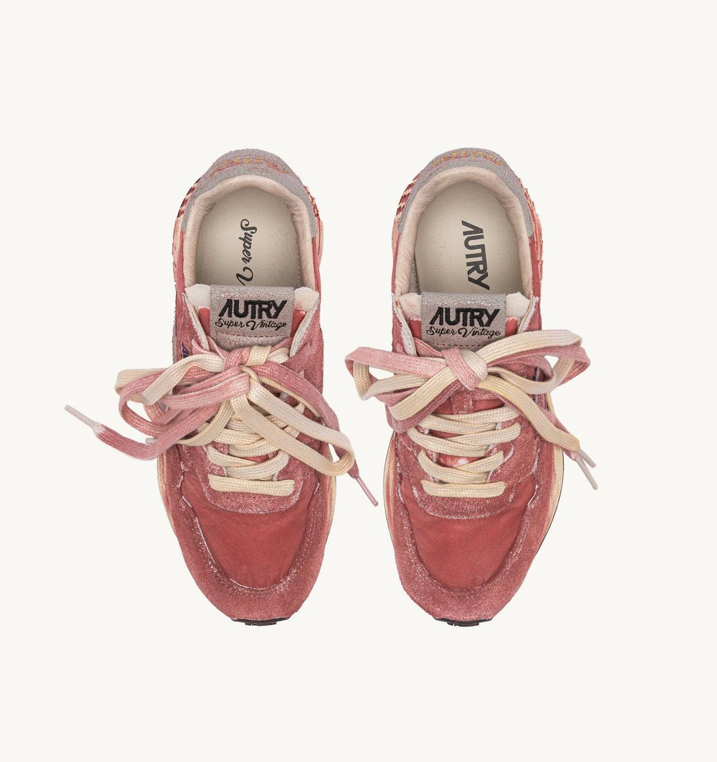 SNEAKERS REELWIND SUPER VINTAGE IN NYLON E SUEDE SYRAH
