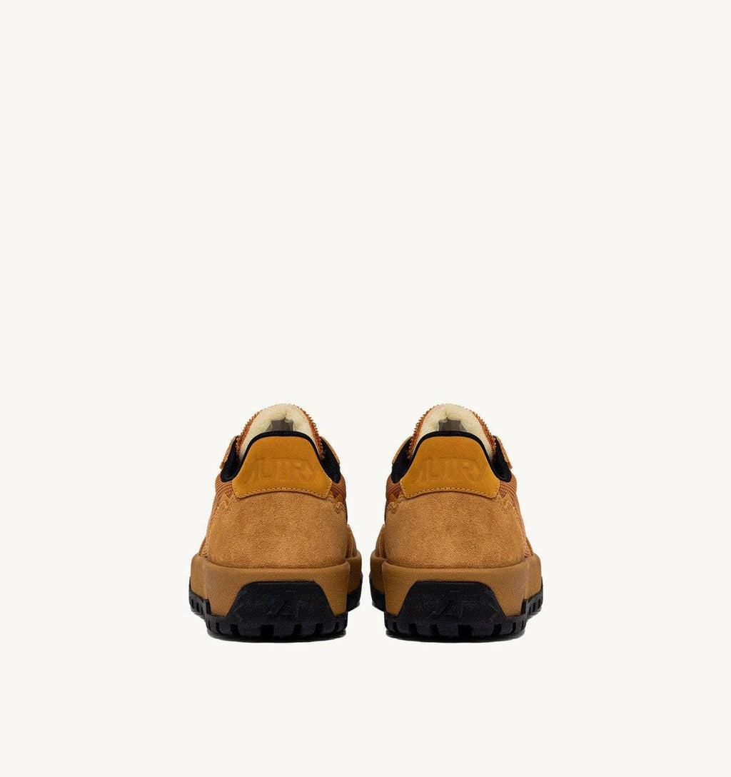 SNEAKERS WILDPACE LOW IN MESH E SUEDE COLORE BUCKTHORN