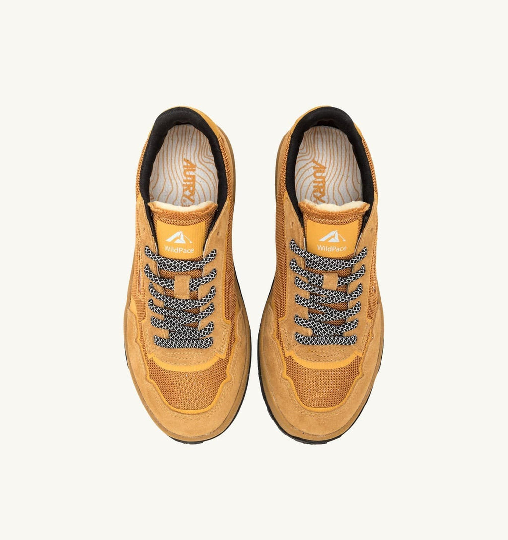 SNEAKERS WILDPACE LOW IN MESH E SUEDE COLORE BUCKTHORN