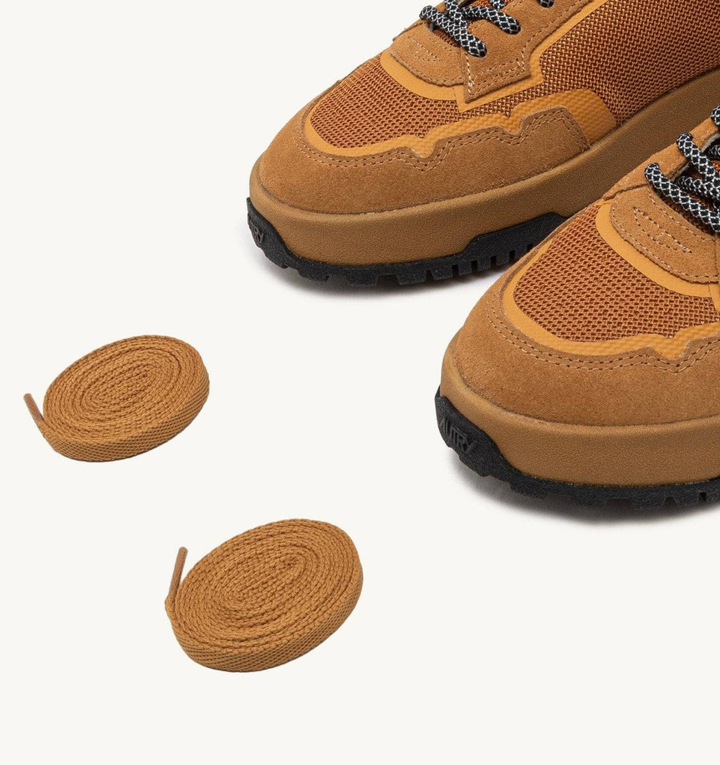 SNEAKERS WILDPACE LOW IN MESH E SUEDE COLORE BUCKTHORN