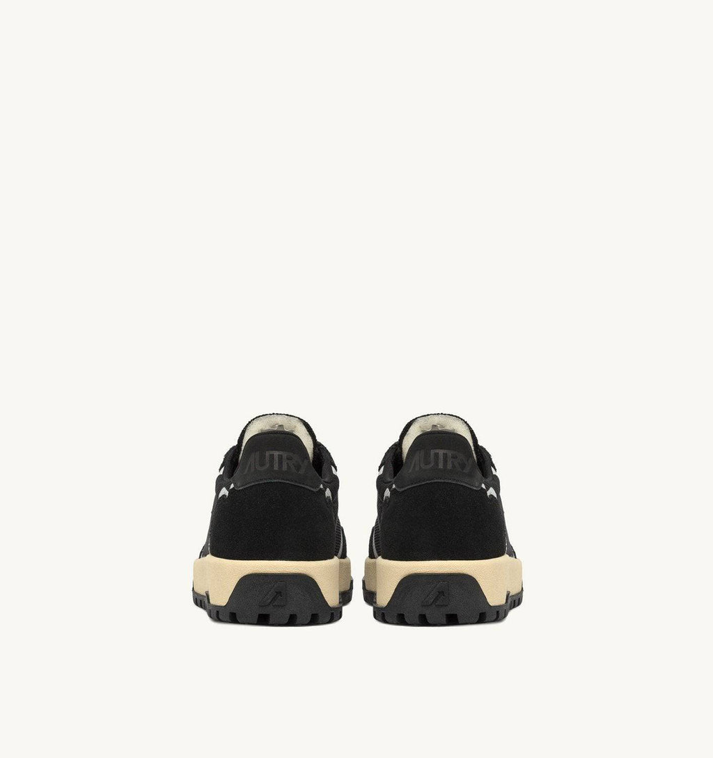 SNEAKERS WILDPACE LOW IN MESH E SUEDE COLORE NERO
