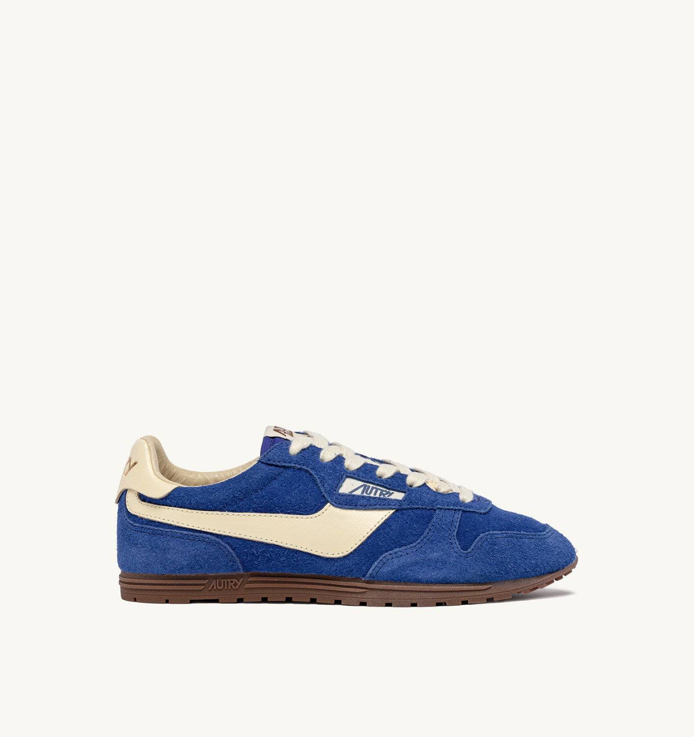 SNEAKERS WINDSPIN IN SUEDE E PELLE BIC E RUTABAGA