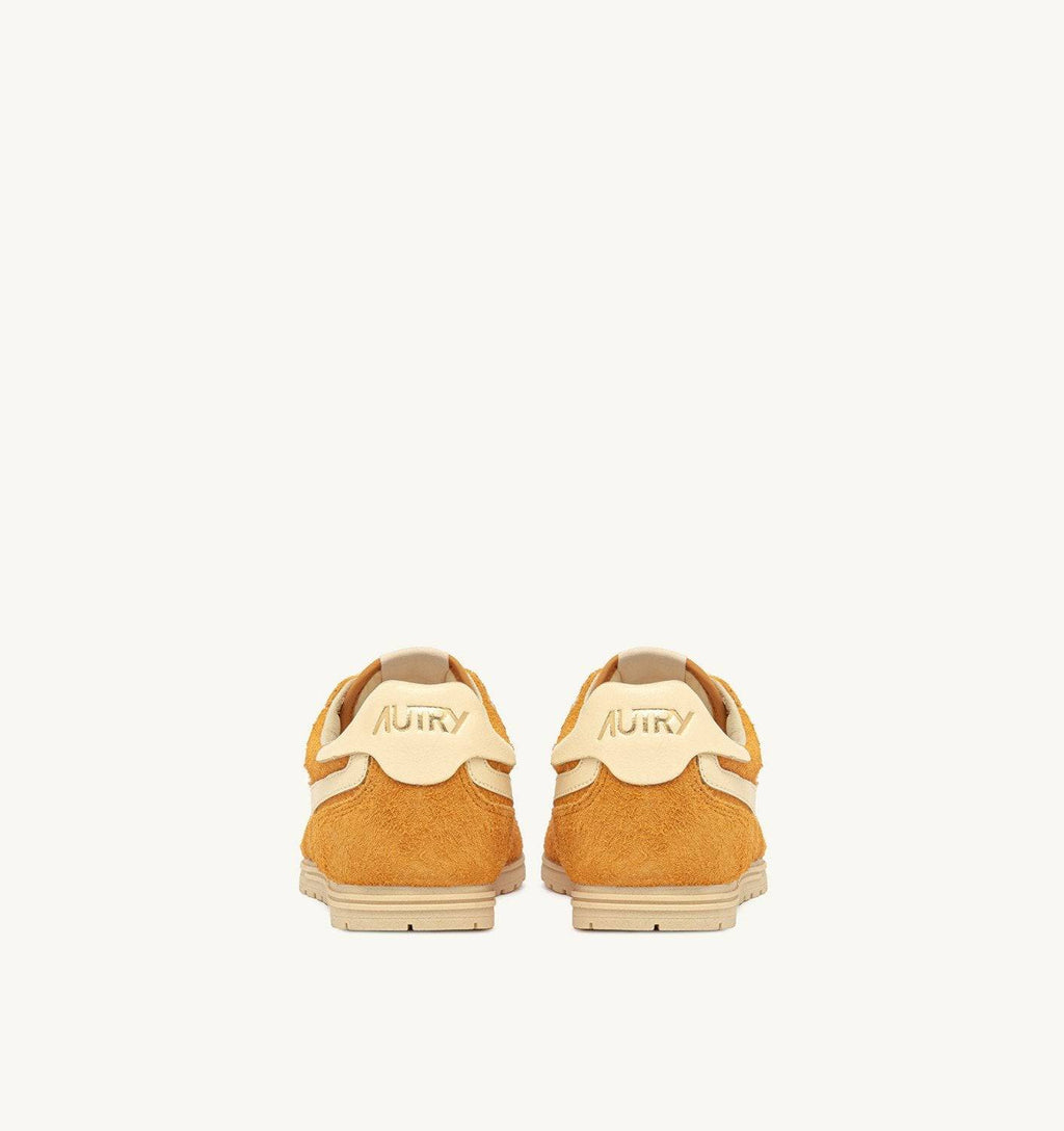 SNEAKERS WINDSPIN IN SUEDE E PELLE CADMIUM E RUTABAGA