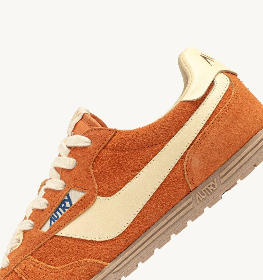 SNEAKERS WINDSPIN IN SUEDE E PELLE FANTA E RUTABAGA
