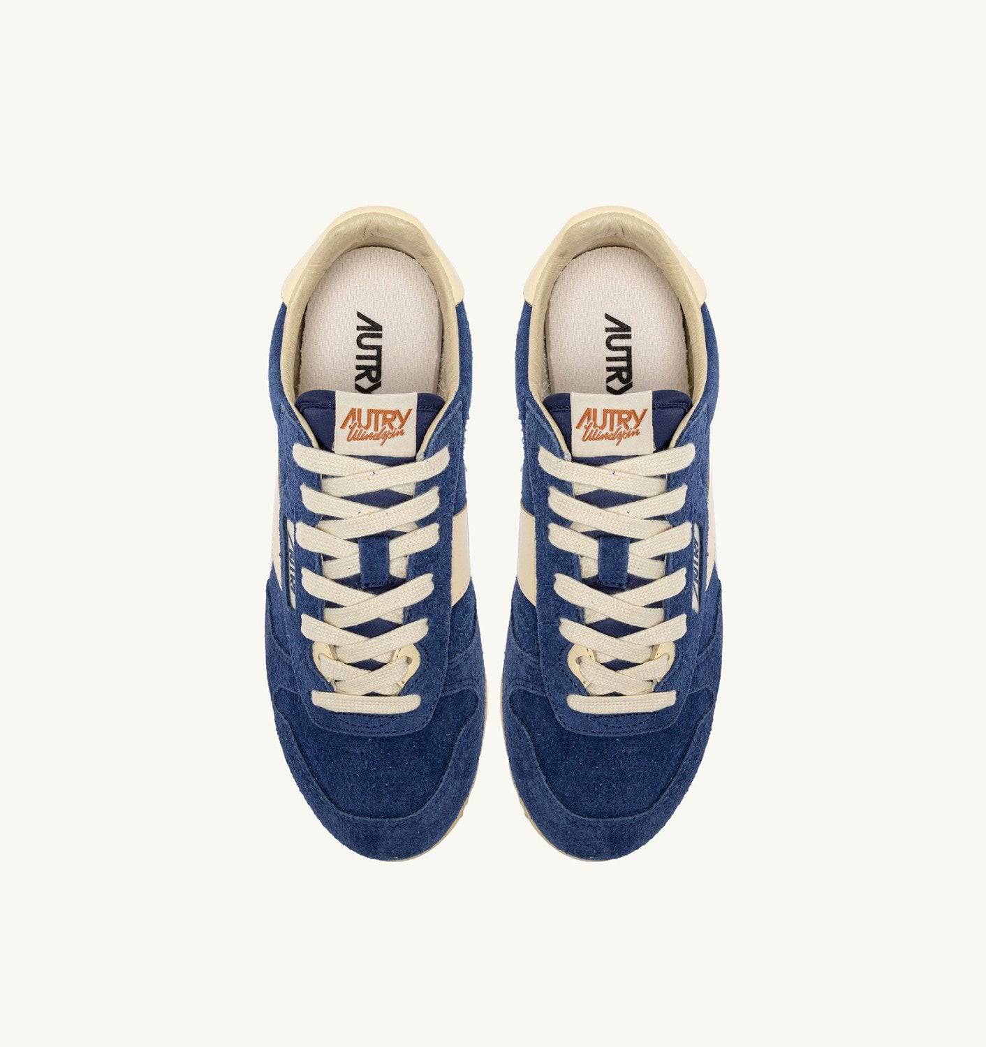 SNEAKERS WINDSPIN IN SUEDE E PELLE INFINITO E RUTABAGA