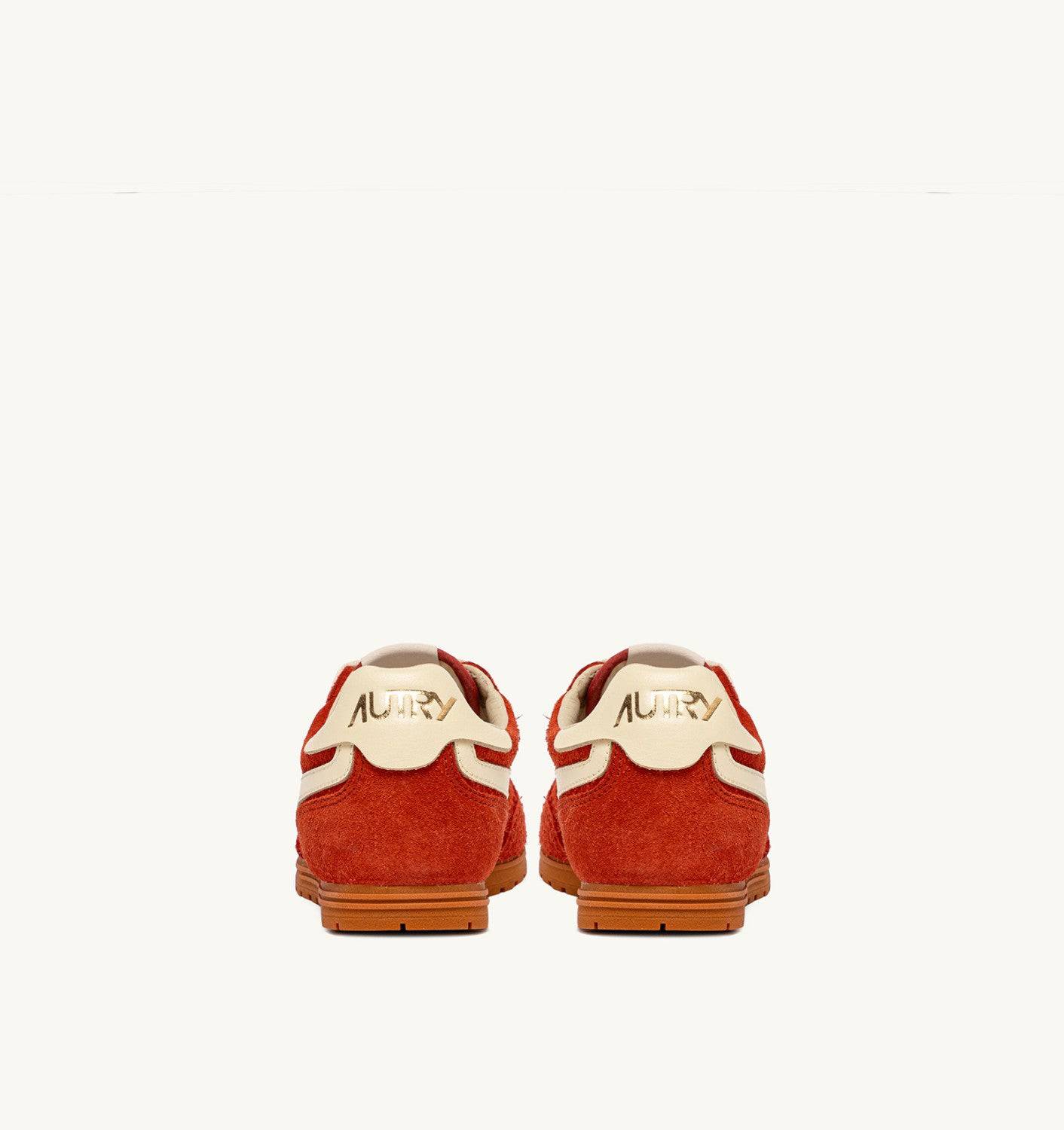 SNEAKERS WINDSPIN IN SUEDE E PELLE PARROT E RUTABAGA