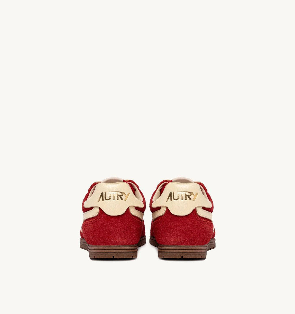 SNEAKERS WINDSPIN IN SUEDE E PELLE RUBINO E RUTABAGA