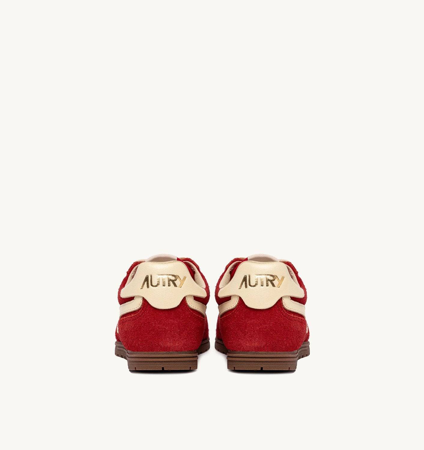 SNEAKERS WINDSPIN IN SUEDE E PELLE RUBINO E RUTABAGA