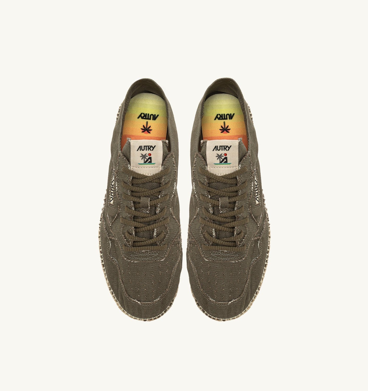 ESPADRILLAS SANDY IN CANVAS MILITARY