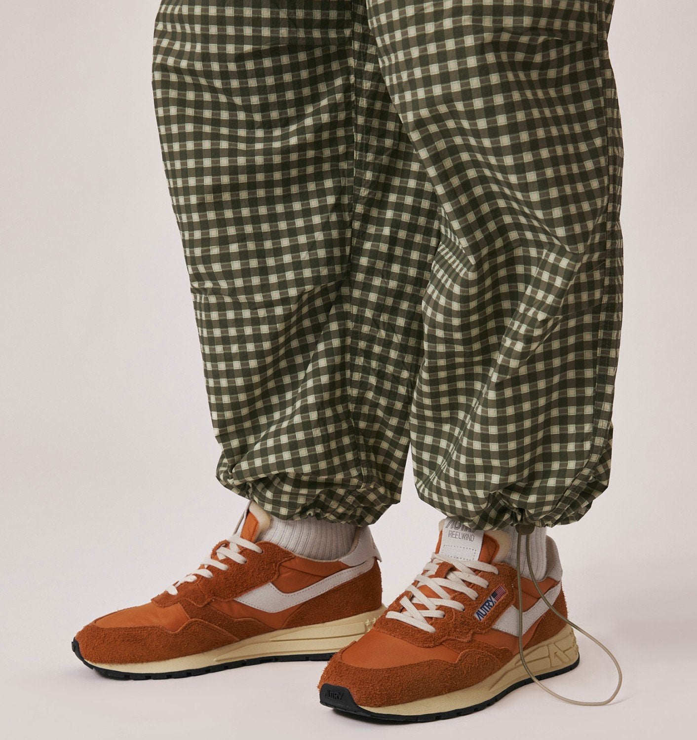 SNEAKERS REELWIND LOW IN NYLON E SUEDE COLORE AMBERGLOW
