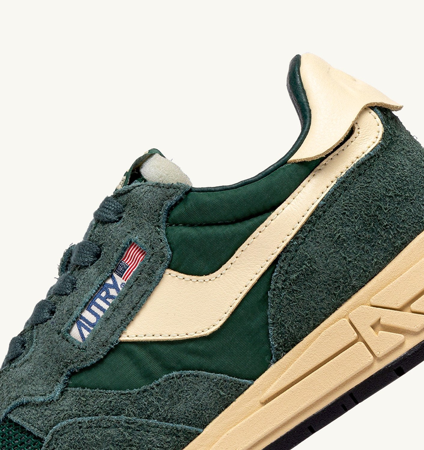SNEAKERS REELWIND LOW IN NYLON SUEDE E PELLE BOTTLE E RUTABAGA