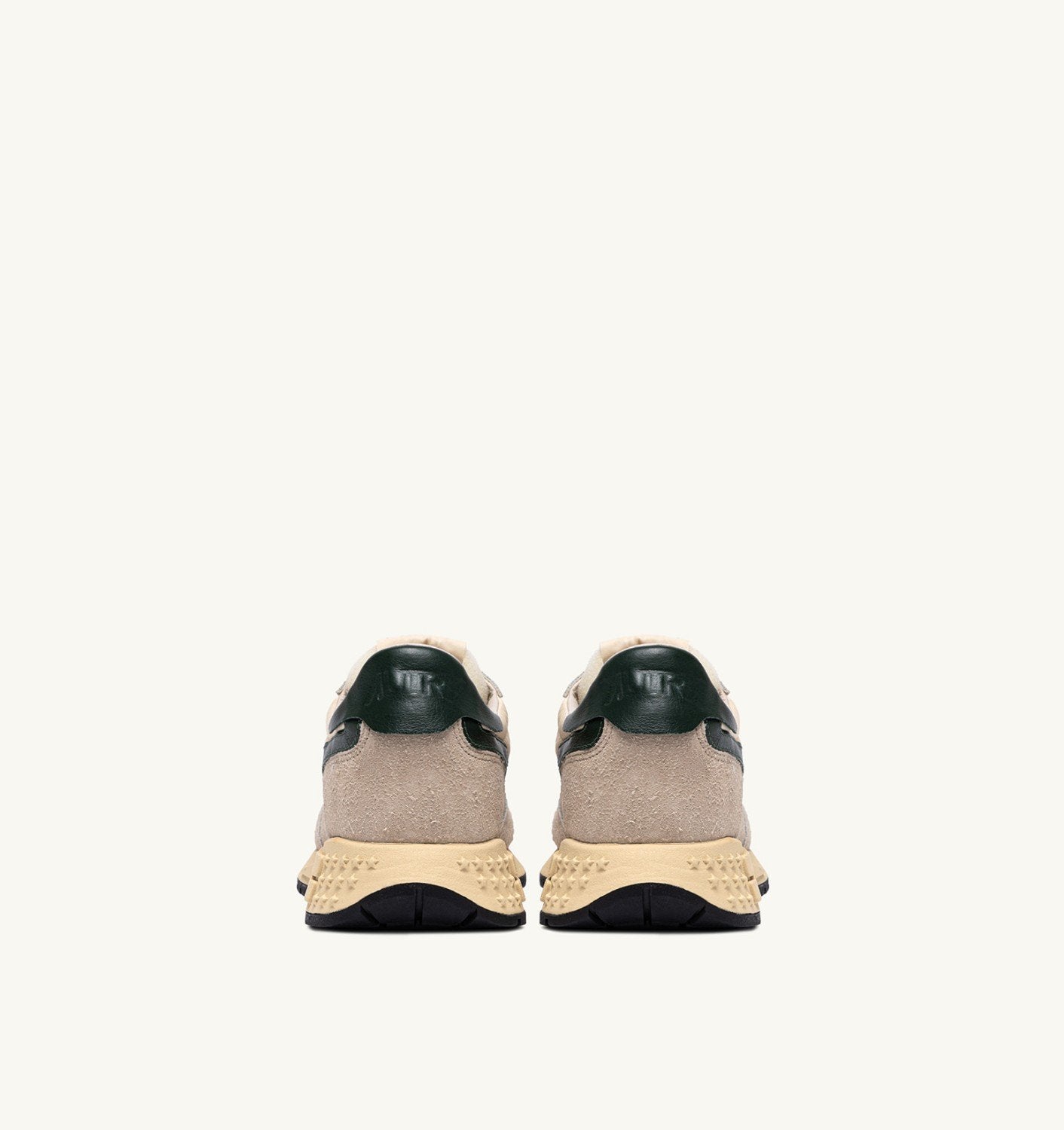 SNEAKERS REELWIND LOW IN NYLON SUEDE E PELLE ECRU' E MOUNTAIN