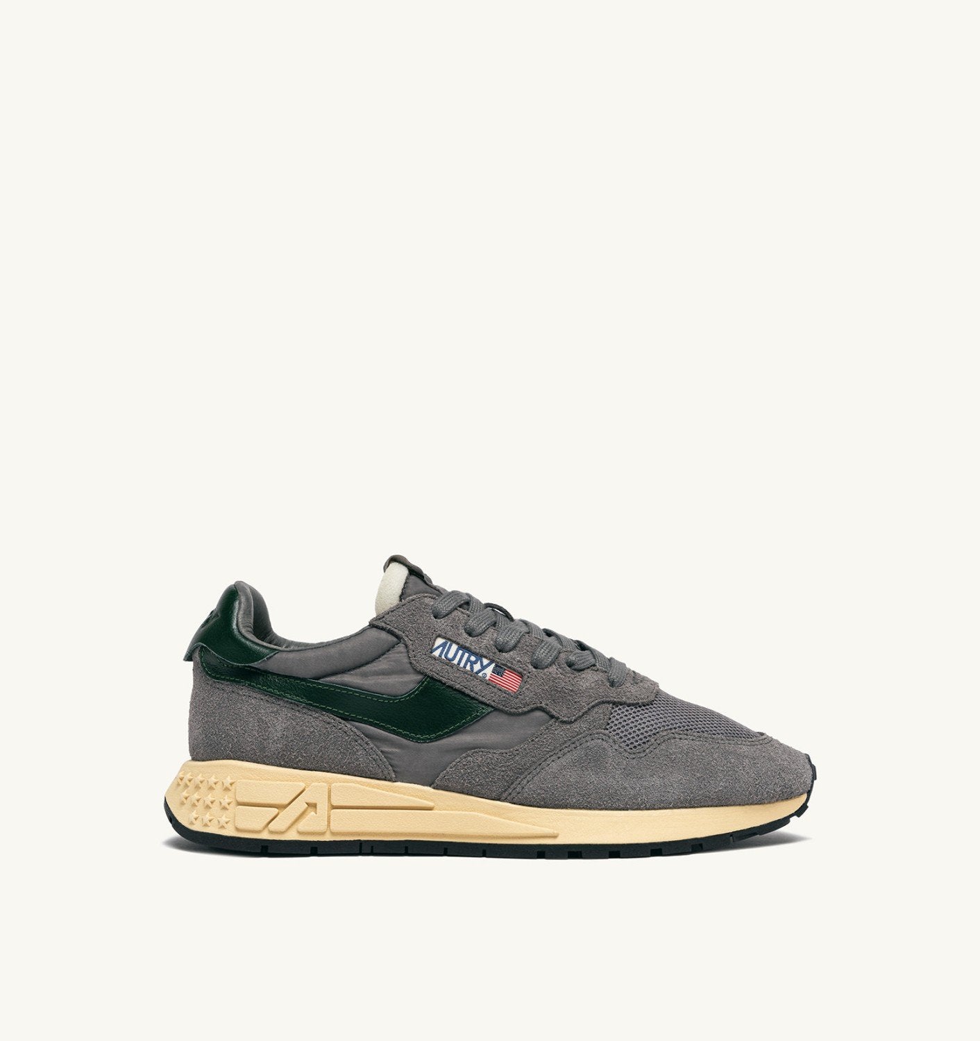SNEAKERS REELWIND LOW IN NYLON SUEDE E PELLE MOUNTAIN E NIGHT OWL