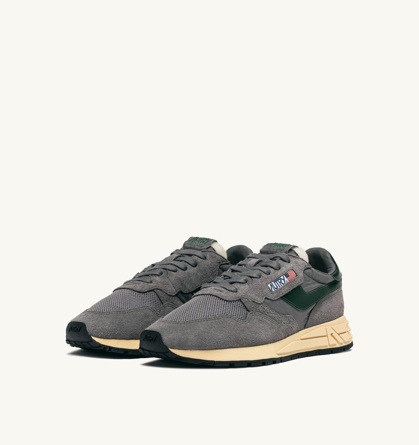 SNEAKERS REELWIND LOW IN NYLON SUEDE E PELLE MOUNTAIN E NIGHT OWL