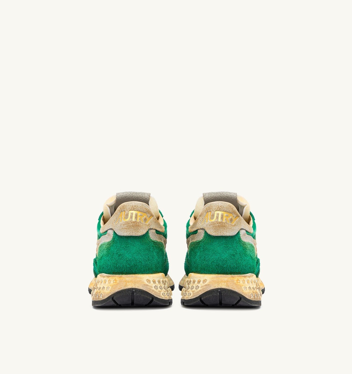SNEAKERS REELWIND SUPER VINTAGE IN NYLON E SUEDE VERDE