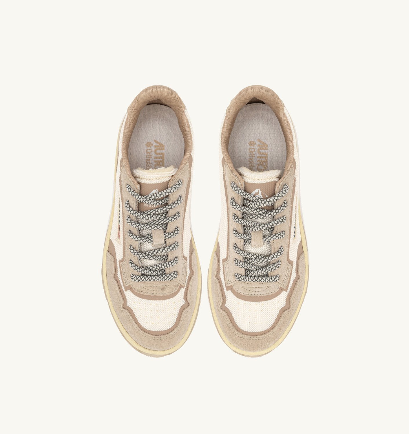 SNEAKERS WILDPACE LOW IN MESH E SUEDE COLORE WHISPER WHITE E SAND