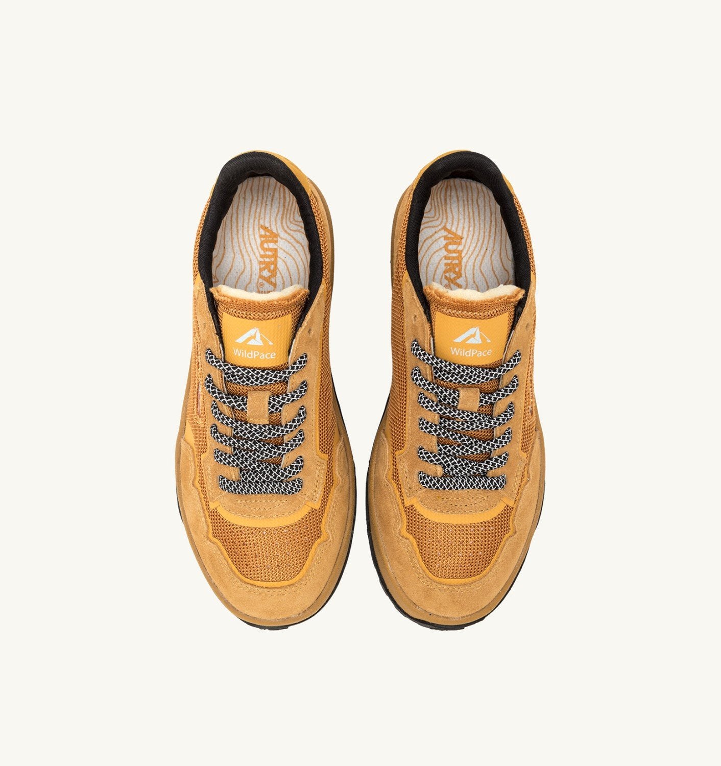 SNEAKERS WILDPACE LOW IN MESH E SUEDE COLORE BUCKTHORN