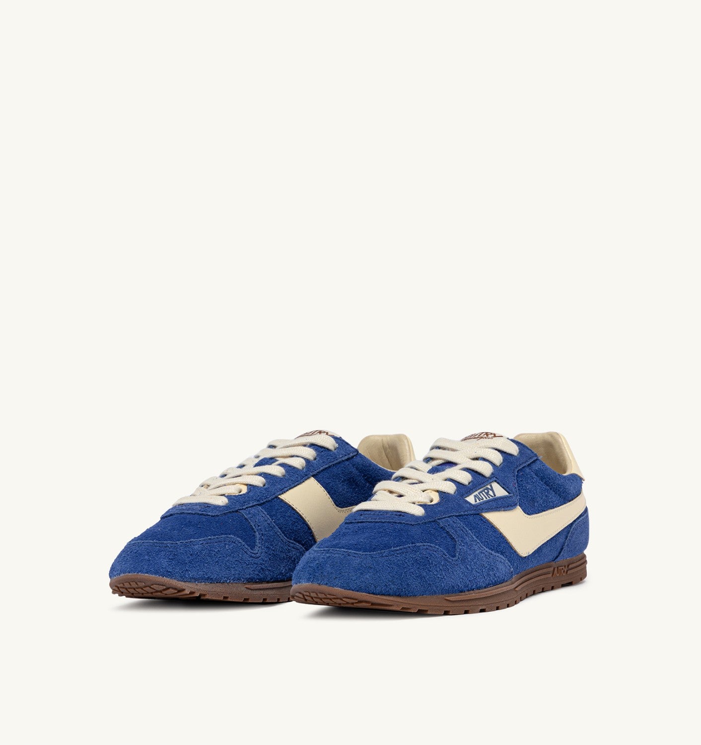 SNEAKERS WINDSPIN IN SUEDE E PELLE BIC E RUTABAGA