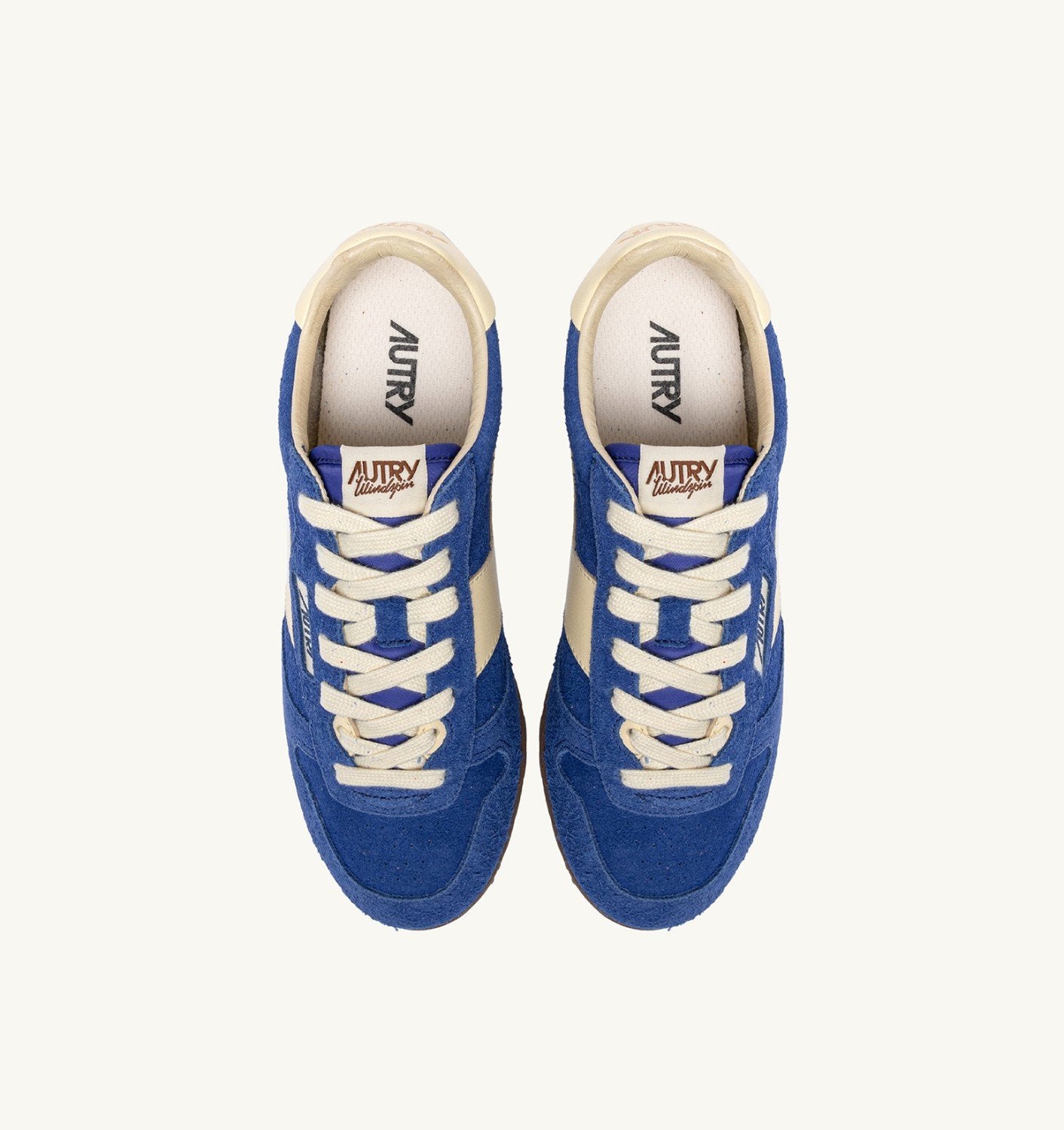 SNEAKERS WINDSPIN IN SUEDE E PELLE BIC E RUTABAGA