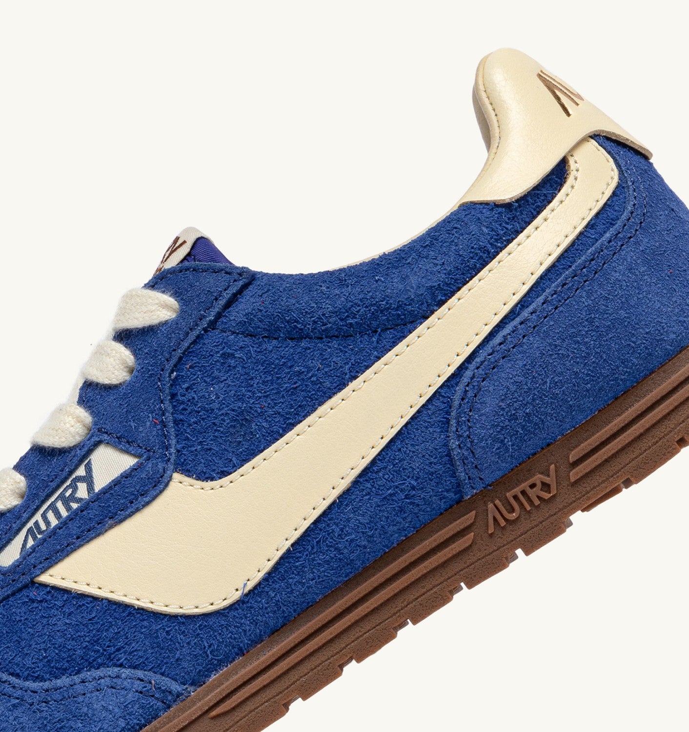 SNEAKERS WINDSPIN IN SUEDE E PELLE BIC E RUTABAGA