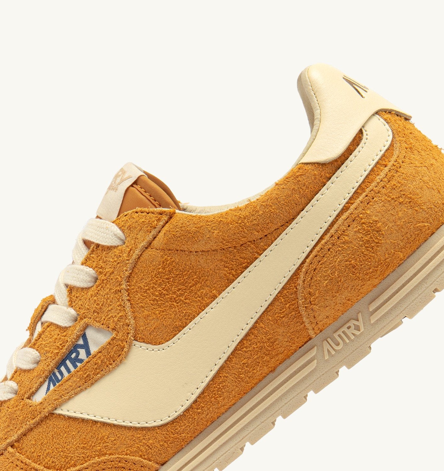 SNEAKERS WINDSPIN IN SUEDE E PELLE CADMIUM E RUTABAGA
