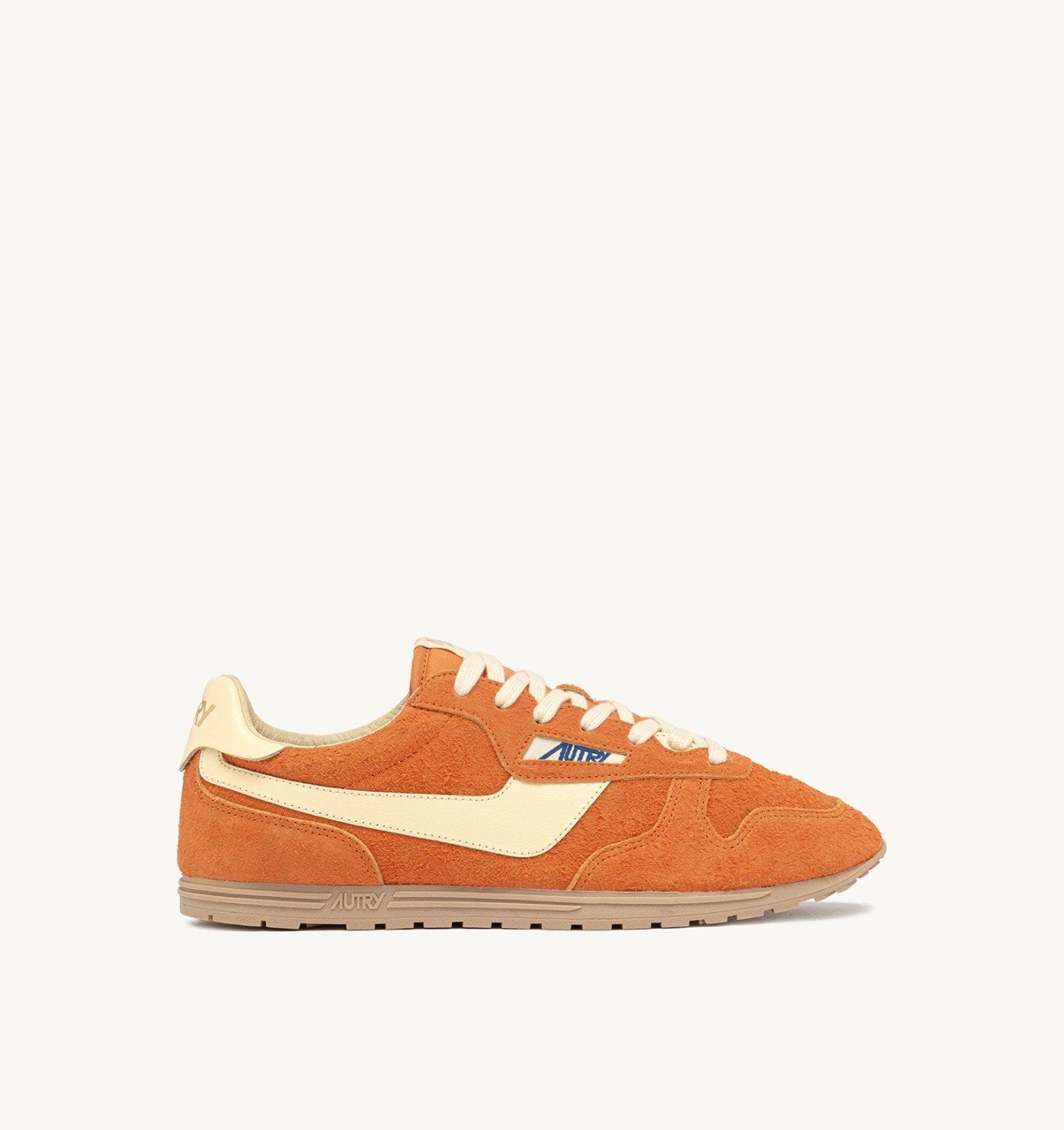 SNEAKERS WINDSPIN IN SUEDE E PELLE FANTA E RUTABAGA