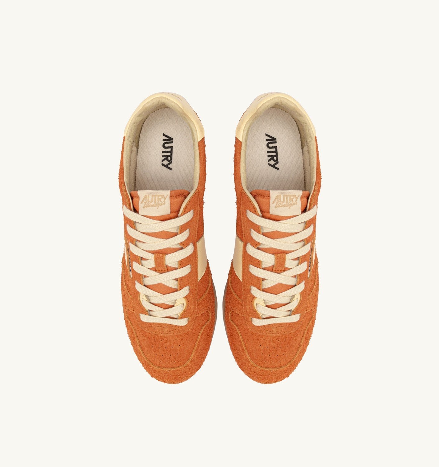 SNEAKERS WINDSPIN IN SUEDE E PELLE FANTA E RUTABAGA
