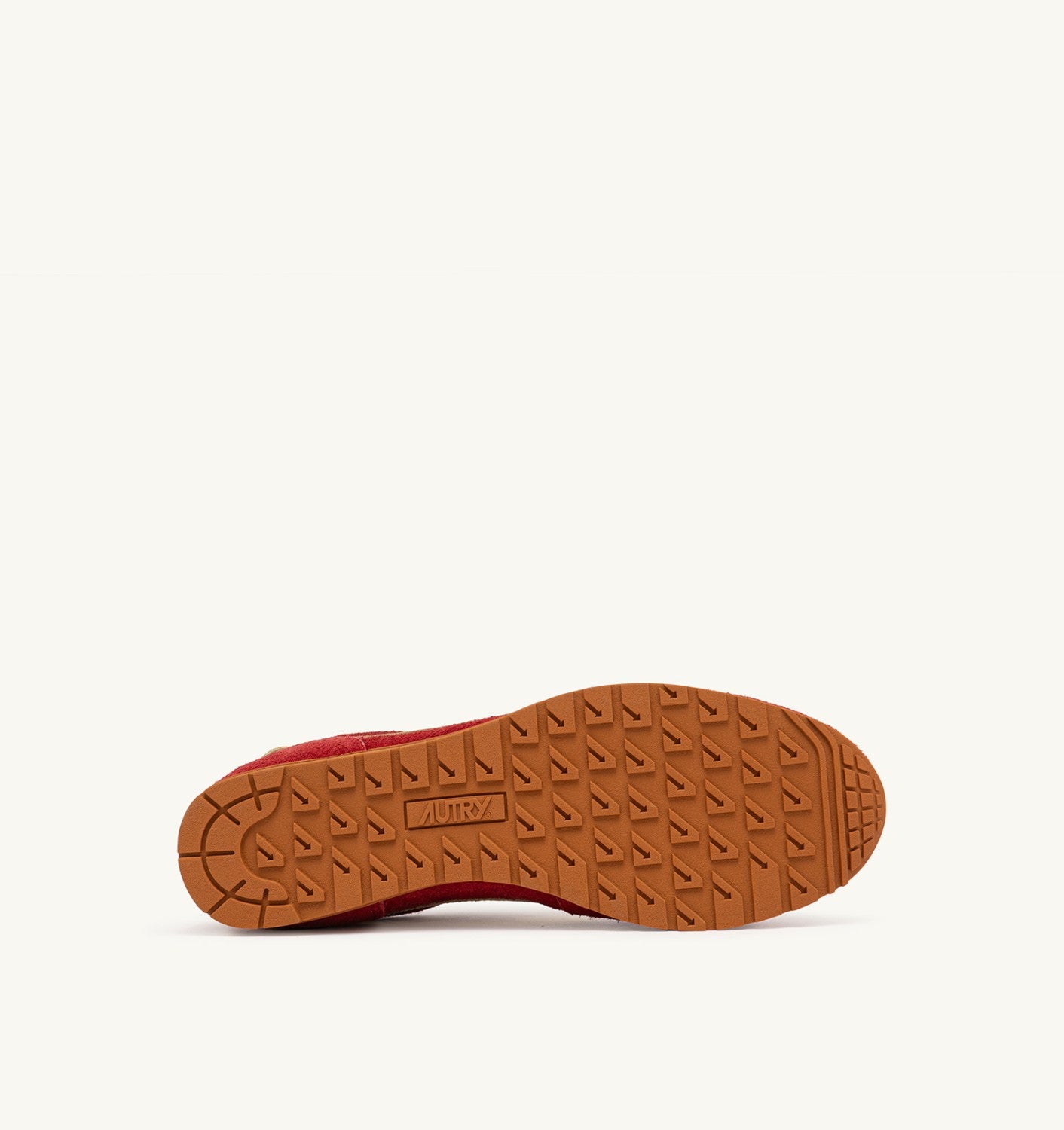 SNEAKERS WINDSPIN IN SUEDE E PELLE IMPERIAL RED E RUTABAGA