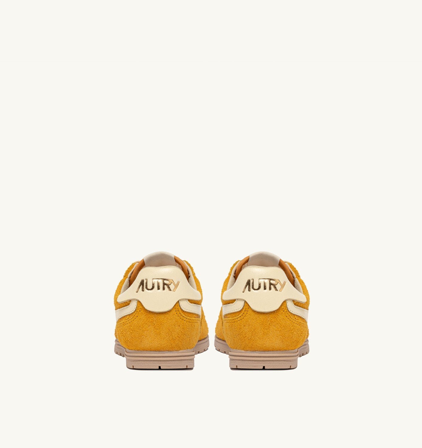 SNEAKERS WINDSPIN IN SUEDE E PELLE MINERAL YELLOW E RUTABAGA