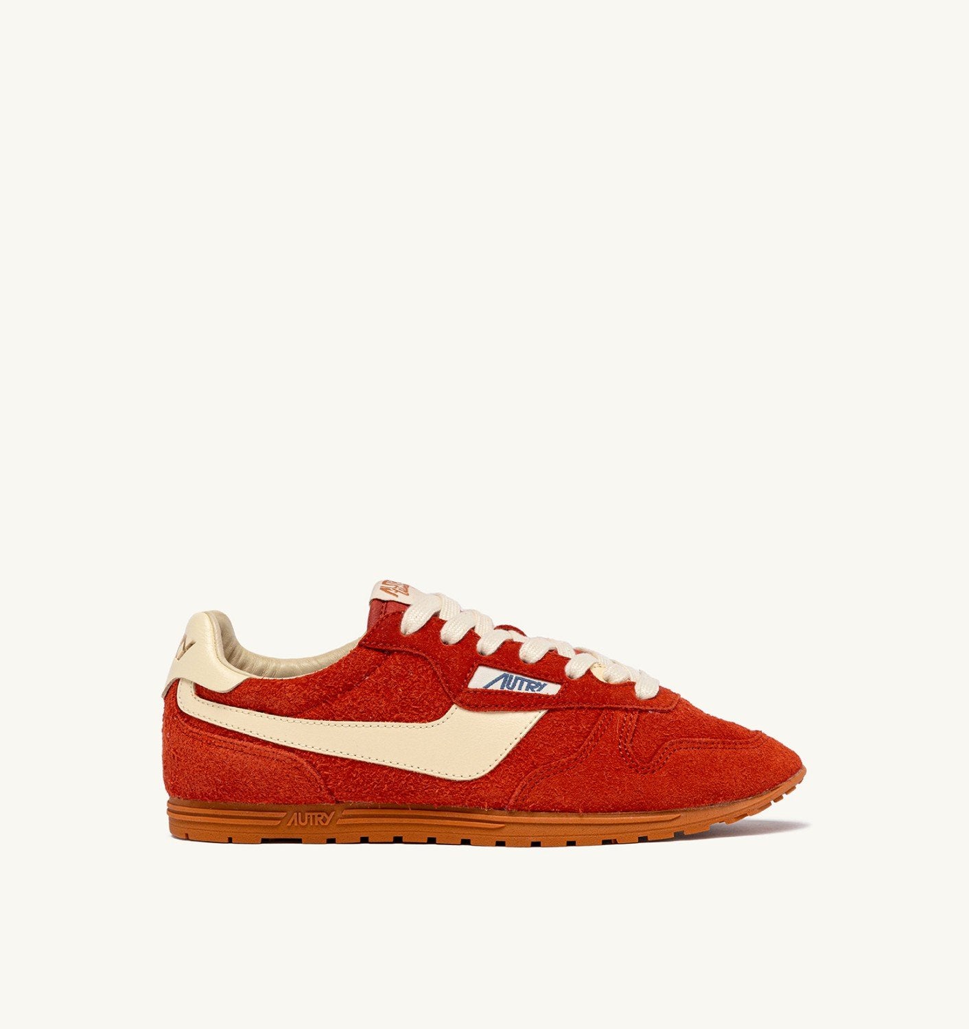 SNEAKERS WINDSPIN IN SUEDE E PELLE PARROT E RUTABAGA