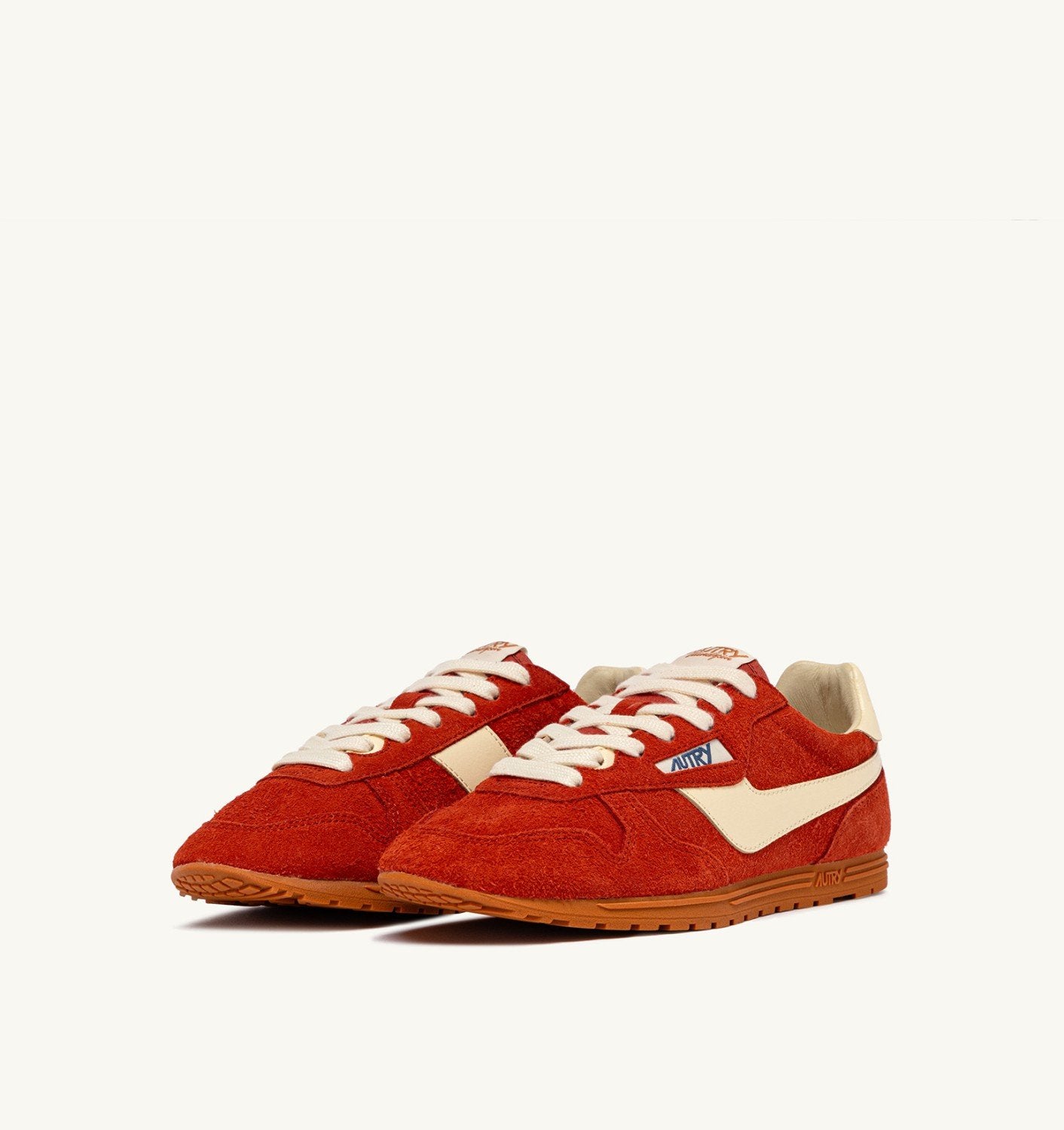 SNEAKERS WINDSPIN IN SUEDE E PELLE PARROT E RUTABAGA