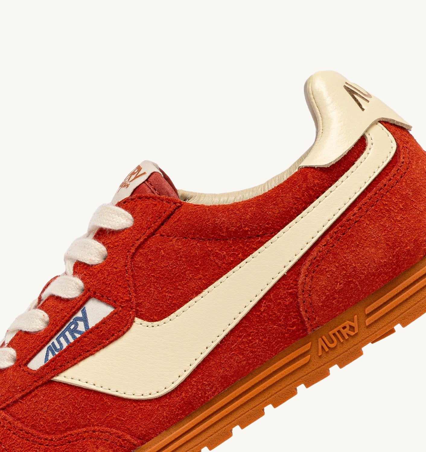 SNEAKERS WINDSPIN IN SUEDE E PELLE PARROT E RUTABAGA