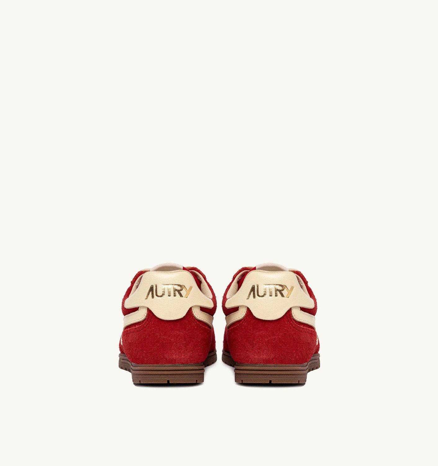 SNEAKERS WINDSPIN IN SUEDE E PELLE RUBINO E RUTABAGA